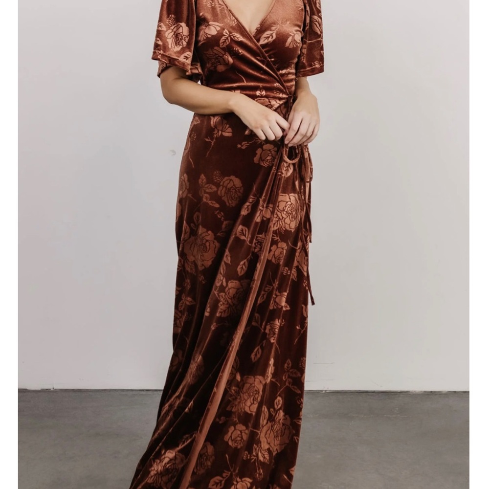 Velvet Bridesmaid Dress